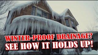 Do Frozen Underground Buried Downspout Systems NOT Work in Winter?