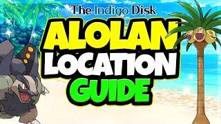 Where To Catch EVERY Alolan Pokémon In The Indigo Disk DLC - Pokémon Scarlet & Violet Guide!