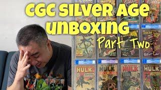 CGC Comic Book Unboxing - Part Two - Silver and Bronze Age - Marvel and DC Keys and First Appearance