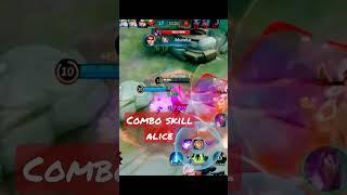 tutorial combo skill alice mobile legend