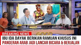 Masuk Televisi Arab Saudi - Ibu Ida Dayak Berikan Ramuan Khusus untuk Kesembuhan Pangeran Arab