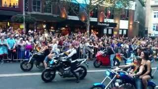 Lesbian Cyclist's Parade. Mardi Gras, Sydney.
