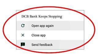 DCB Bank App Keeps Stopping Error In Android & Ios - App Not Working Problem Solved