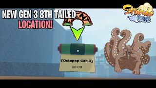 *NEW* OCTOPOP GEN 3 8TH TAILED LOCATION + FASTEST PATH! | Shindo Life