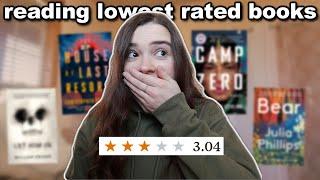 reading the lowest rated books on my TBR 🫣 [backlist bonanza reading vlog]