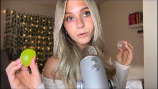 ASMR| Inaudible Whispering in Your Ears With Sticky Tapping