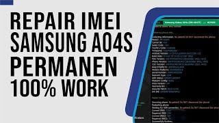 Cara Repair IMEI (Ganti IMEI) Samsung A04S Untuk Mengatasi IMEI Null Samsung SM A047F