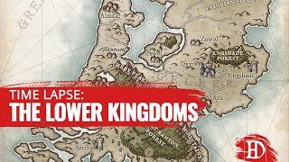 Drawing a Fantasy Map - Time Lapse: The Lower Kingdoms
