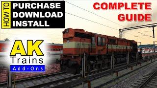 #AKTrains Add-Ons - How to Purchase, Download & Install | Complete Guide | Indian Train Simulator