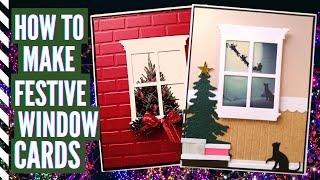 How to Make Festive Window Cards