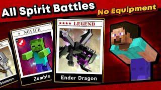 Minecraft Spirit Board | All Battles, No Spirits Equipped! (Super Smash Bros. Ultimate)