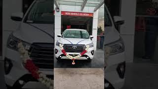 Taking delivery of Toyota innova crysta Vx 8S pearl white 2021 #shorts#status#Toyota#innova#crysta