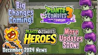 PvZ3’s Getting Big Changes, & PvZ Heroes is BACK! - PvZ News (December 2024)