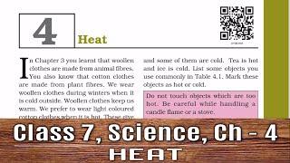 CLASS 7 SCIENCE CHAPTER 4 | HEAT | NCERT