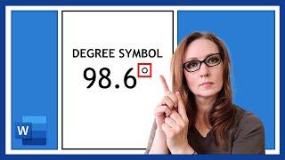 How to Insert the Degree Symbol in Microsoft Word