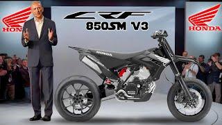 2025 NEW HONDA CRF850 V3 SM REVEALED!!