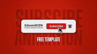 Subscribe POP-UP Animation (+FREE TEMPLATE)! - Tutorial by EdwardDZN