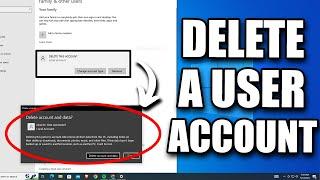 How to DELETE a User Profile on Windows 10/11 (2024)