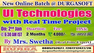 UI TECHNOLOGIES Online Training @ DURGASOFT