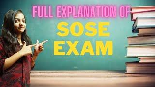 My experience of SOSE entrance exam class 9th || very helpful for class 8th students.