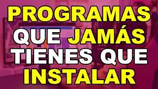 Programas Gratuitos que NO DEBES Instalar JAMÁS (2024)