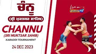  [LIVE] Channu (Sri Muktsar Sahib) Kabaddi Tournament 24 Dec 2023 - Kabaddi.Tv