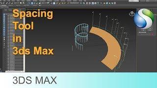 Spacing Tool in 3Ds Max 2018 - Autodesk 3Ds Max Basic 2018 Tutorial