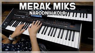 MERAK Narodna KOLA MIKS // MARKO MX - Harmonika, Sax, Dvojka - Kontrol M32 & KORG Pa4x!