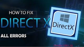 How to fix DirectX Error [windows 7 / 8 / 8.1 / 10] when you run a game 100% WORKING