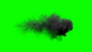 Smoke Green Screen Background fullHD 1080p