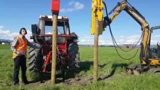 Vibrating Post Driver vs Fencepro Farmtek 2