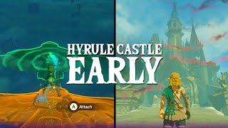 Going to Hyrule Castle Early in Tears of the Kingdom (no story spoilers)