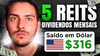 5 REITs que PAGAM DIVIDENDOS MENSALMENTE