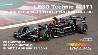 Full RC Mod | Motorize LEGO Technic 42171 Mercedes-AMG F1 W14 E without extra pieces! #legotechnic