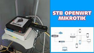 Apakah bisa STB OpenWrt di Gabung Mikrotik Buat Voucheran ?