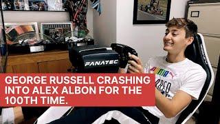 George Russell crashing into Alex Albon| F1 Funny | Twitch