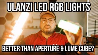 ULANZI LED RGB LIGHTS - Better than Aputure & Lume Cube for less money? #ULANZI