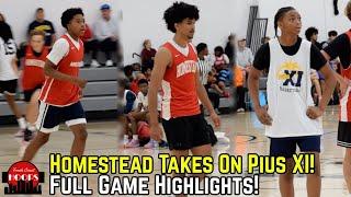 Homestead Shows Out vs Pius XI At The OT Sports High School Tune-Up!