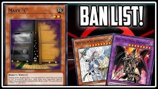 NEW Banlist! MAXX C HIT! Dragoon and Master Peace Are Back!? [Yu-Gi-Oh OCG]