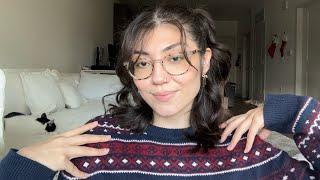 Asmr Christmas Sweater Scratching & Rubbing 