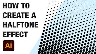 SUPER EASY Halftone effect | Illustrator CC tutorial