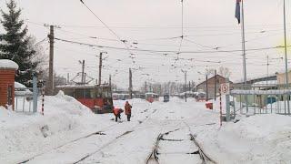 Движение трамваев возобновили в Бийске (новости, 03.03.21г., Бийское телевидение)