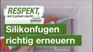 Silikonfugen richtig erneuern | toom Werkstatt