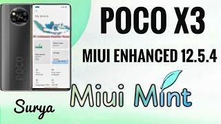 Miui Mint 12.5.4 Android 11 Poco X3 / X3 NFC Full Review