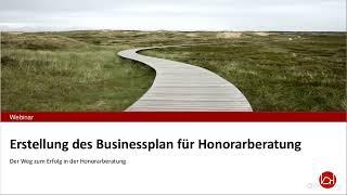 Businessplan und Erfolgreiches Geschäftsmodell für Honorarberater