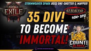 POE2 - 35 Div Stormweaver = One-Shot MACHINE! 40M+ DPS! (Best Budget Build)