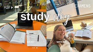 study vlog | exam season
