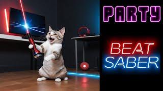 Banging Beat Saber Party! The playlist was FIRE! Stream Highlights