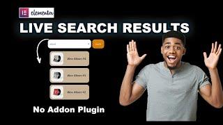 Elementor Pro: Product Live Search Result | No Addon Plugin Needed | Tips & Tricks