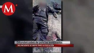 Revelan video de policías ejecutados en Petatlán, Guerrero